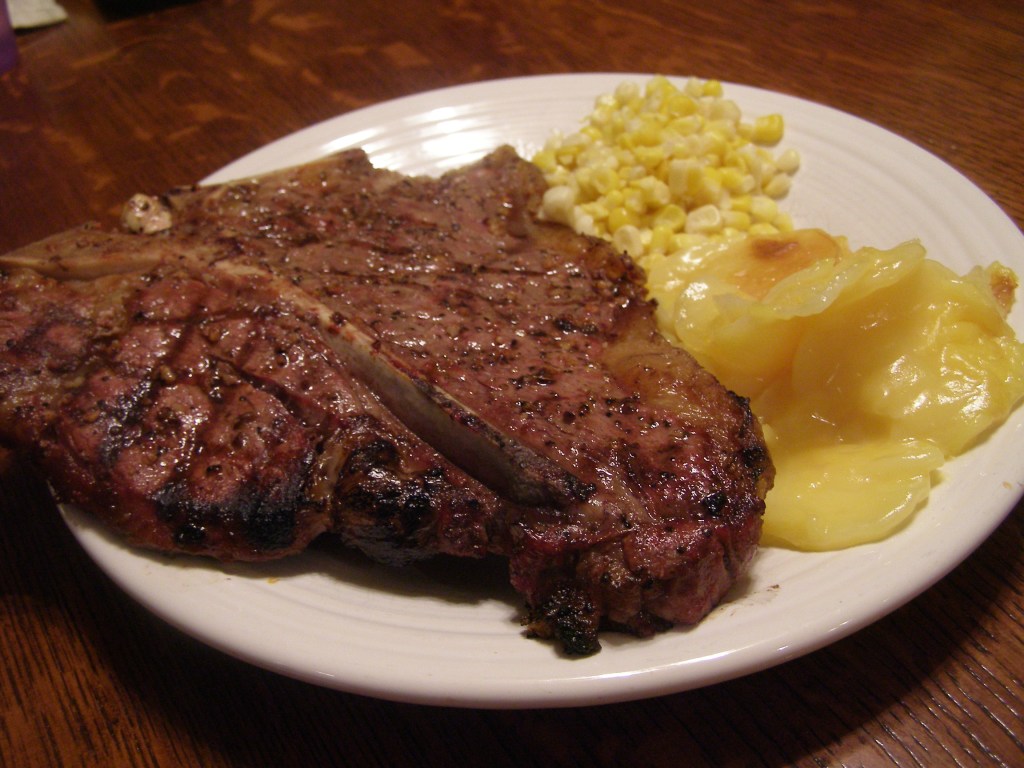 Seared T Bone Steak 